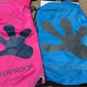 Geckobrands Pink and Blue Waterproof Bags